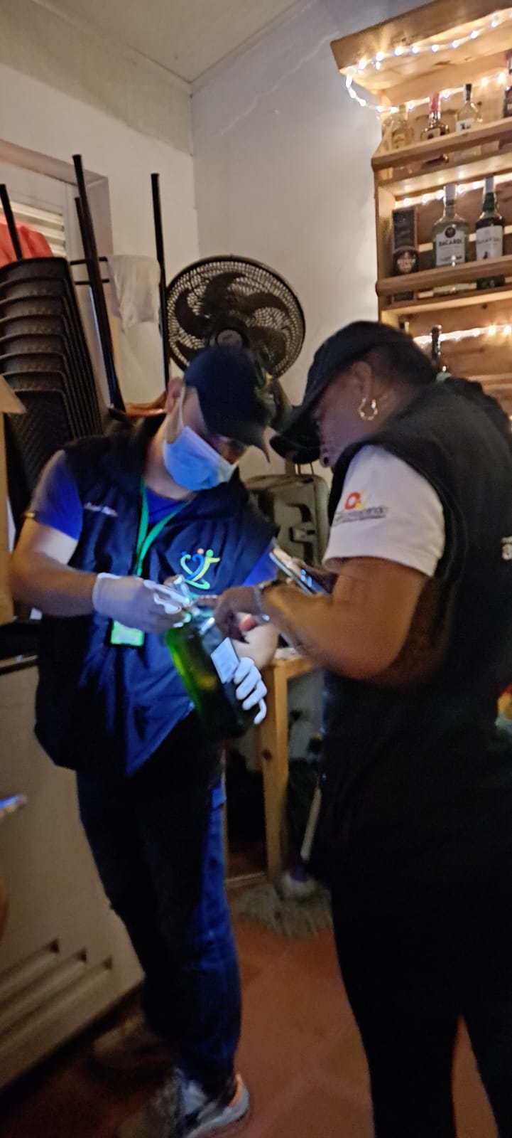 Trabajo articulado en contra del contrabando con Secretaría de Salud Departamental