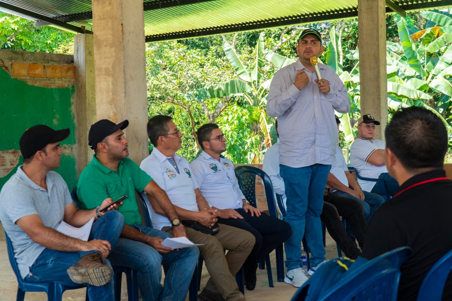 Gobernador de Putumayo socialización de obras en el municipio de Orito