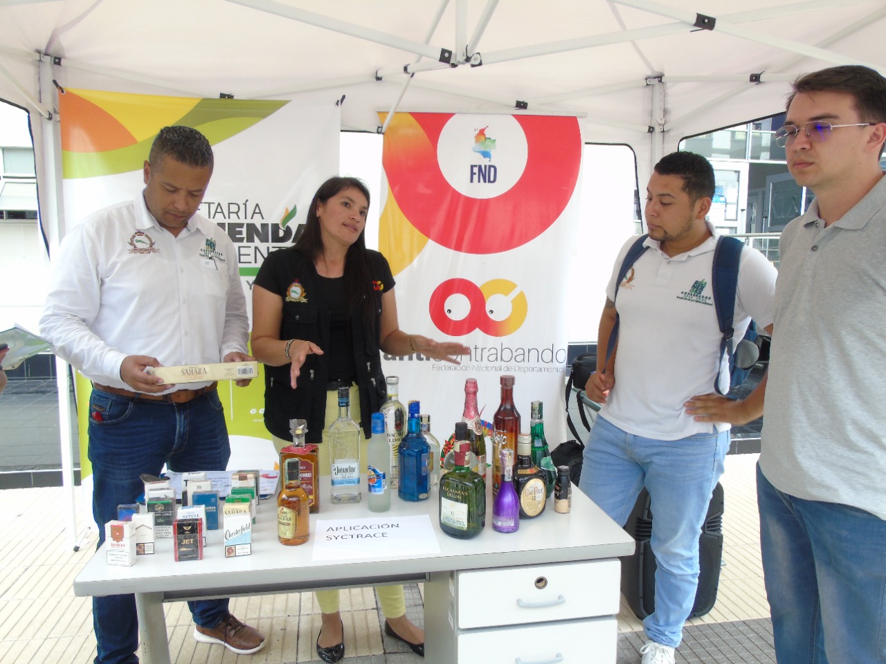 Grupo operativo Anticontrabando continúa trabajando en la CAMPAÑA VALE SER LEGAL.