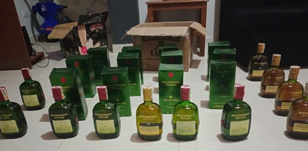 Licor de Contrabando fue aprehendido en Puerto Caicedo,  por el Grupo Operativo Anticontrabando de la Gobernación del Putumayo.