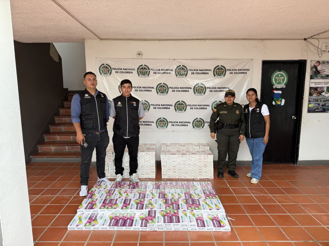 Incautan 536 cajas de cigarrillos de contrabando en Puerto Caicedo