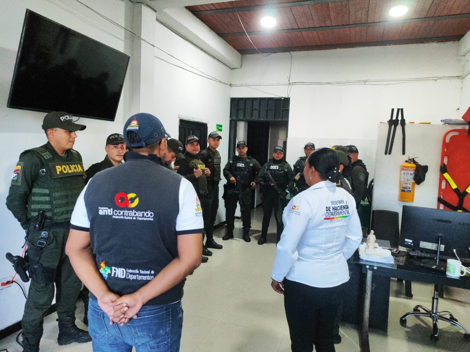 Imagen de El Grupo Operativo Anticontrabando de la FND