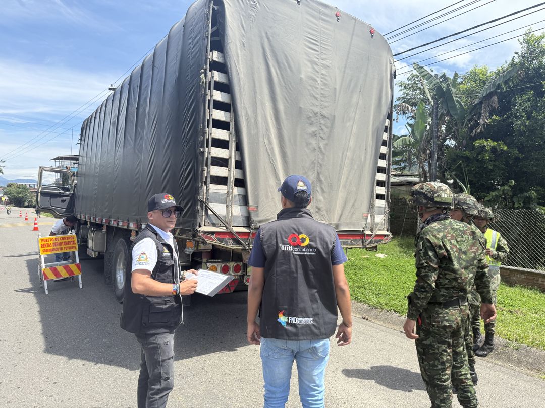 Equipo Anticontrabando refuerza controles en las vías de Mocoa por inicio de la temporada decembrina